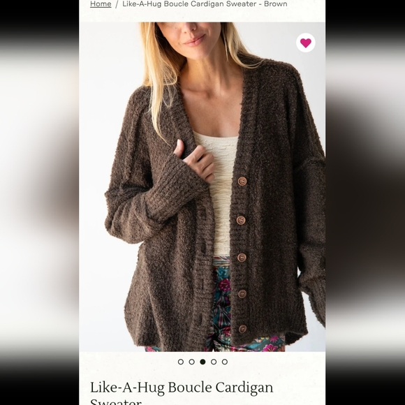 Natural Life Like A Hug Cardigan Sweater - Picture 5 of 5